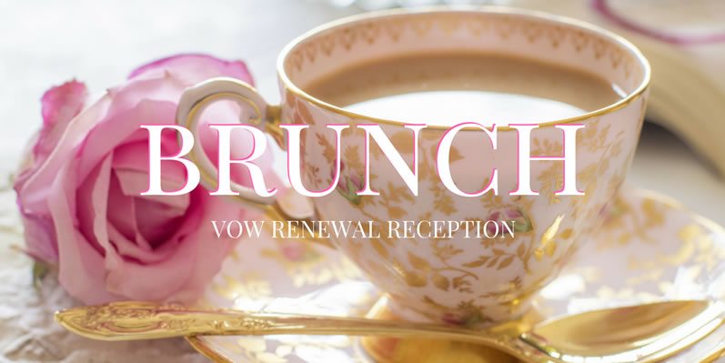 Brunch Vow Renewal Reception
