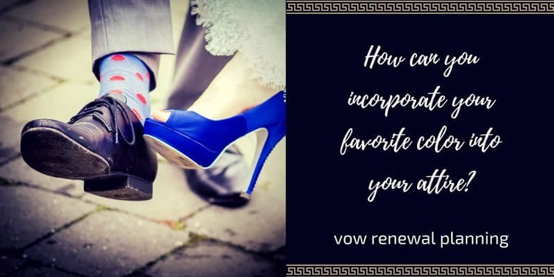 How Can You Incorporate Your Favorite Color Into Your Vow Renewal Attire?