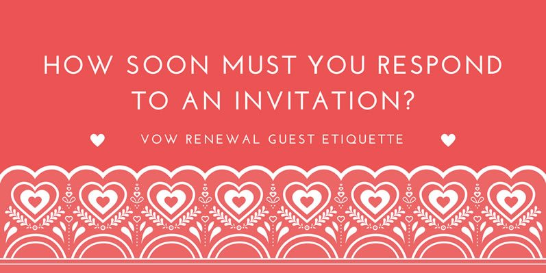 How Soon Must You Respond to an Invitation?