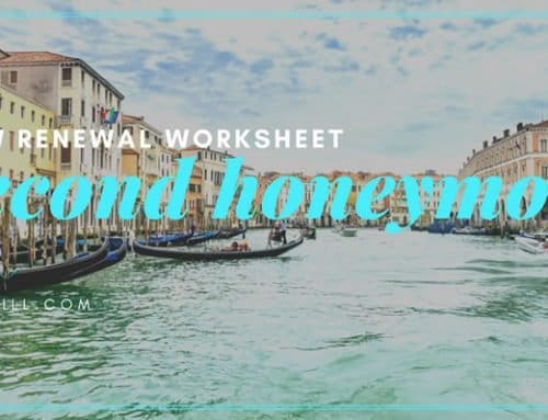 Second Honeymoon Itinerary Worksheet