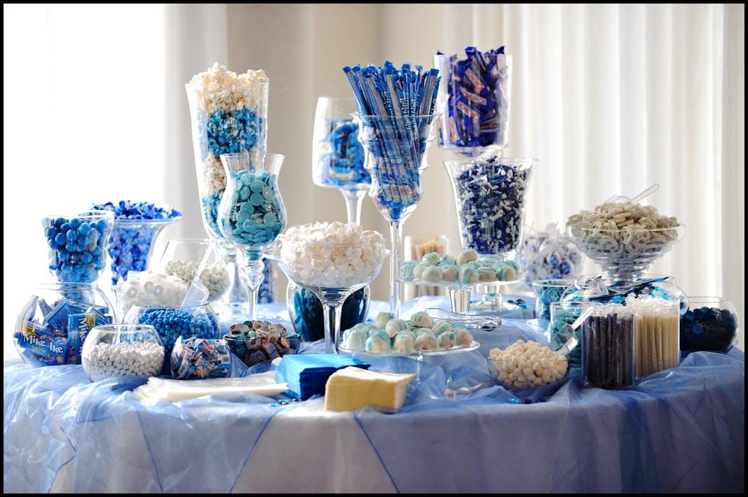 Candy Buffet Table for Vow Renewal Reception