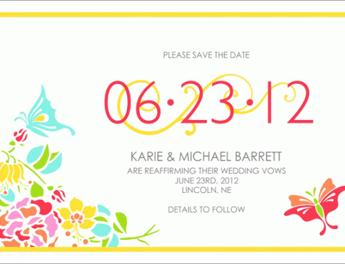 Save the Dates for Vow Renewals