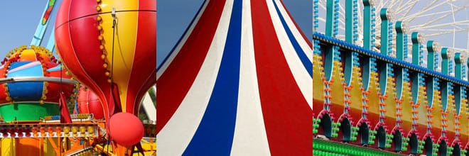 Carnival Theme Vow Renewal Reception