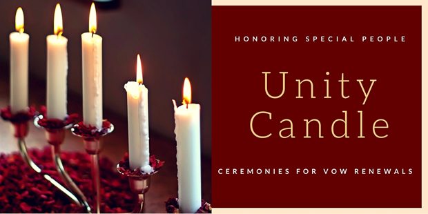 Honoring special people with a group unity candle ceremony