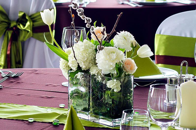 Green centerpieces