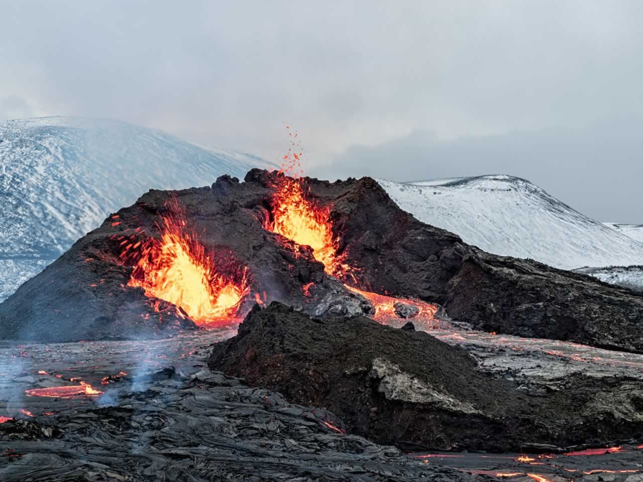 Iceland Fagradalsfjall Volcanic Eruption
