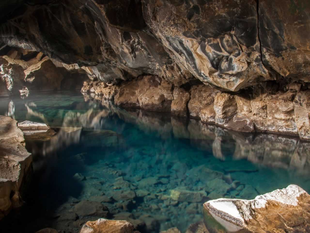 Iceland Geothermal Cave
