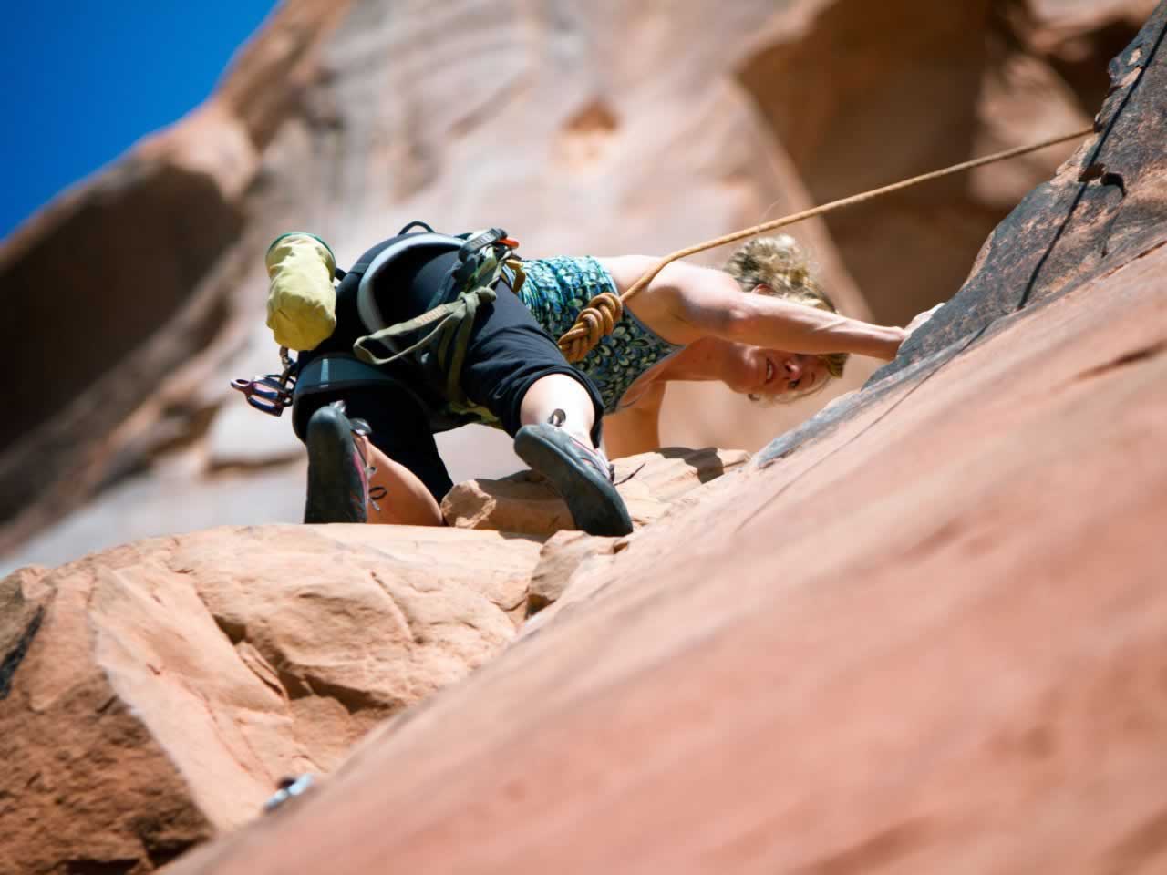 Utah rock climbing