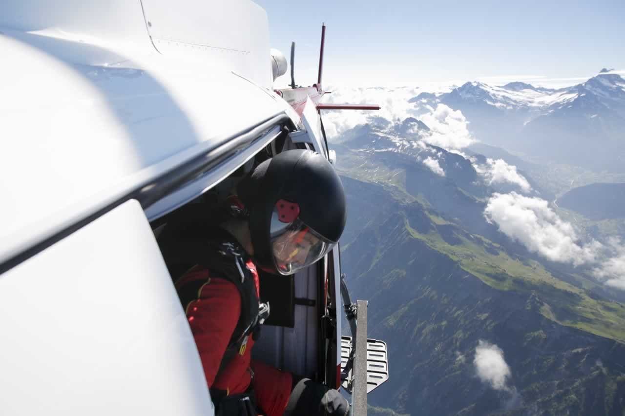 Skydiving in Interlaken, Switzerland