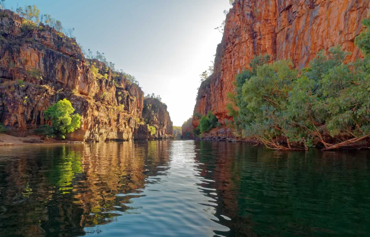 Katherine Gorge in the Northern Territory in Australia