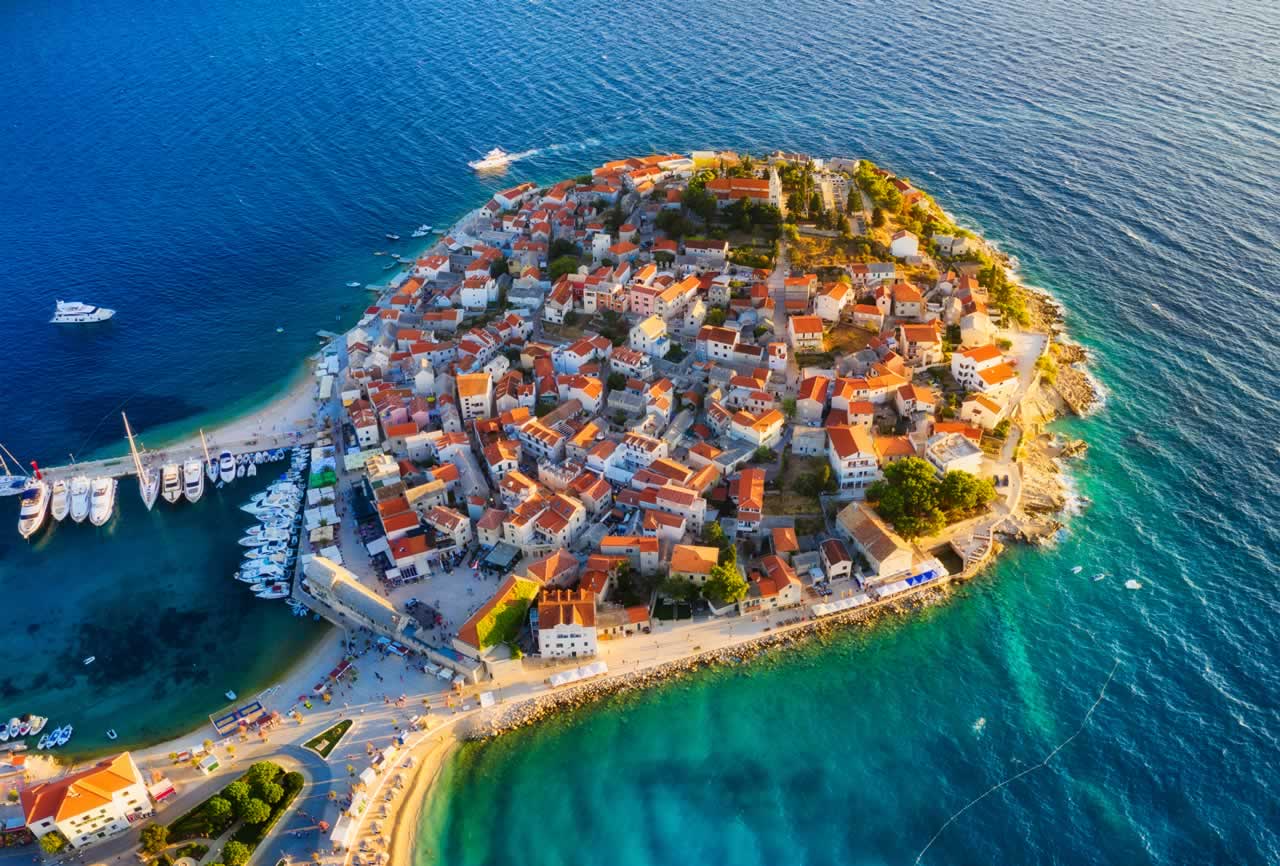 Primosten Town Croatia