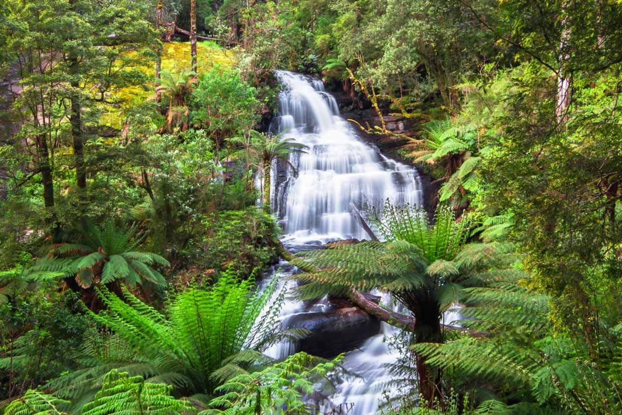 Triplet Falls in Australia