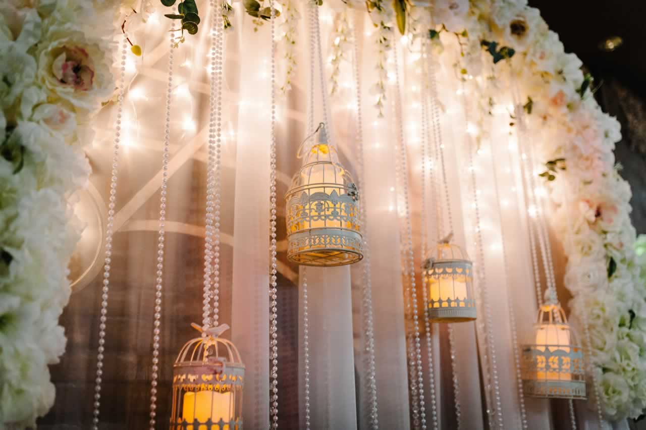 Lanterns and string Lights