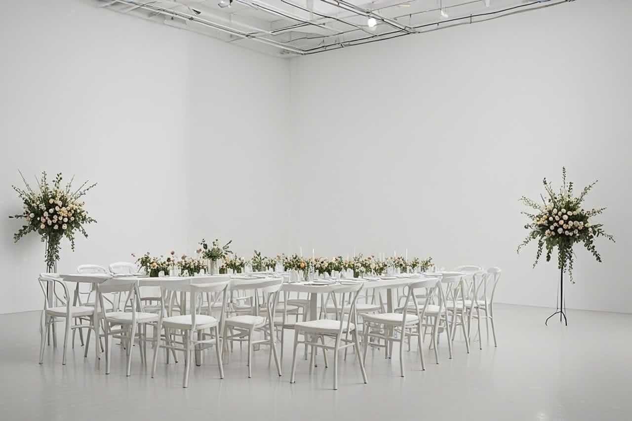 Minimalist Ceremony and Reception Ideas