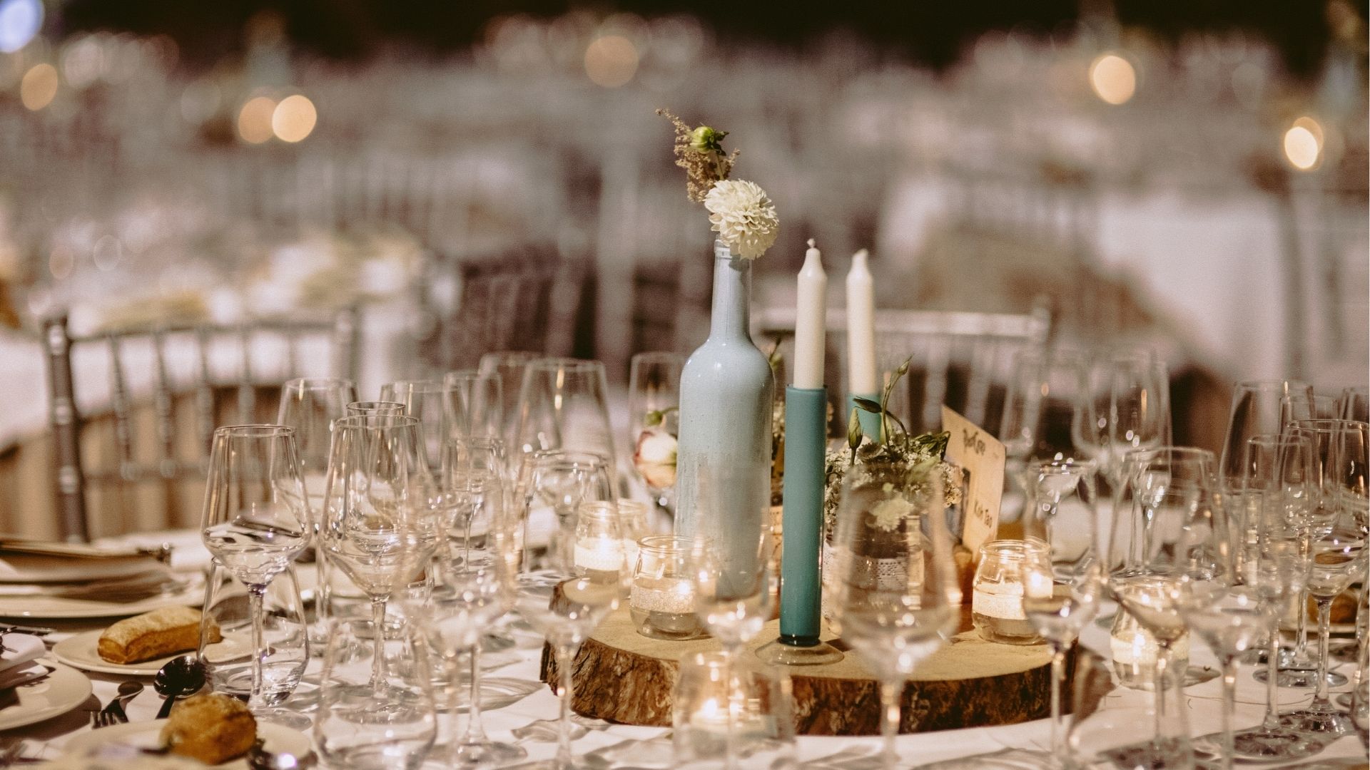 DIY Candle Centerpieces
