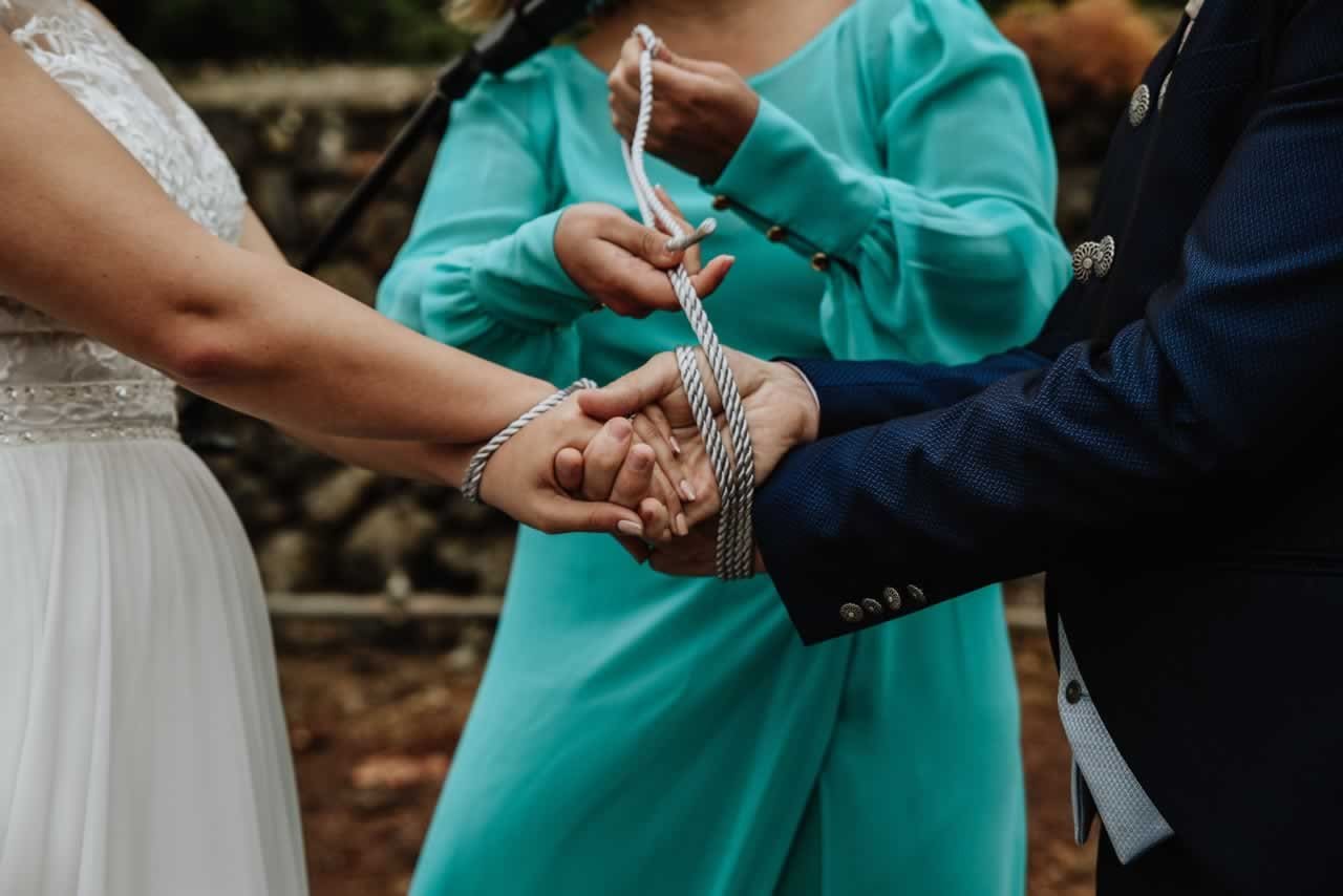 incorporating local vow renewal traditions: traditional handfasting ceremony